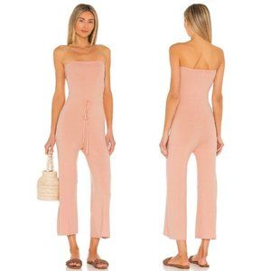 Lovers and Friends Lola Knit Jumpsuit in Light Blush L